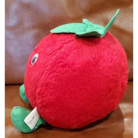Vtg 1982 Del Monte Reddie Tomato 6 Inch Country Yumkin Stuffed Tomato Plush Toy - Picture 2 of 11